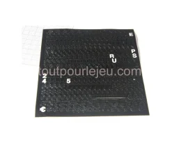 Tout Pour le Jeu 455 Lettres adhésives résistantes 8 mm hauteur et chiffres