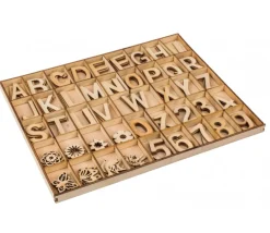 Tout Pour le Jeu 132 lettres, chiffres, animaux et fleurs bois