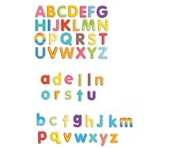 Tout Pour le Jeu 99 lettres magnétiques 4.5 cm de hauteur majuscule + minuscule alphabet