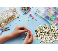 Tout Pour le Jeu 290 lettres Perles dés 7 x 7 mm pour jeu ou collier