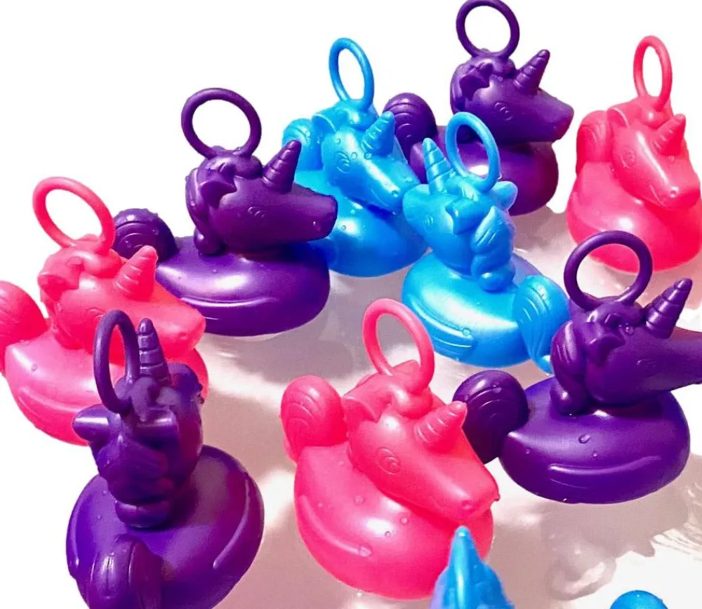Tout Pour le Jeu 24 licornes flottantes 15 cm à pêcher pour jeu