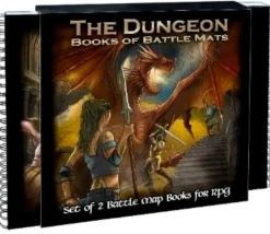 Tout Pour le Jeu 2 Livres Dungeon Battle Mats plateaux de jeu combat
