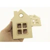 Tout Pour le Jeu 5 Maisons en bois de 12 cm