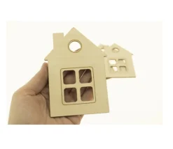 Tout Pour le Jeu 5 Maisons en bois de 12 cm