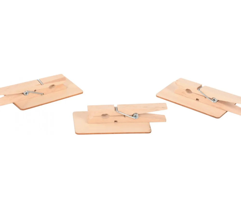 Tout Pour le Jeu 12 Mini ardoises clips pinces 7 x 4 cm