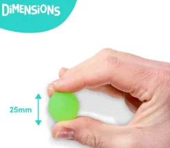 Enfant Tout Pour le Jeu 120 mini balles neon rebondissantes Ø 2.5 cm caoutchouc souple