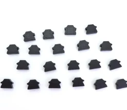 Tout Pour le Jeu 20 Mini jetons maisonnettes asiatiques en bois lot par couleur