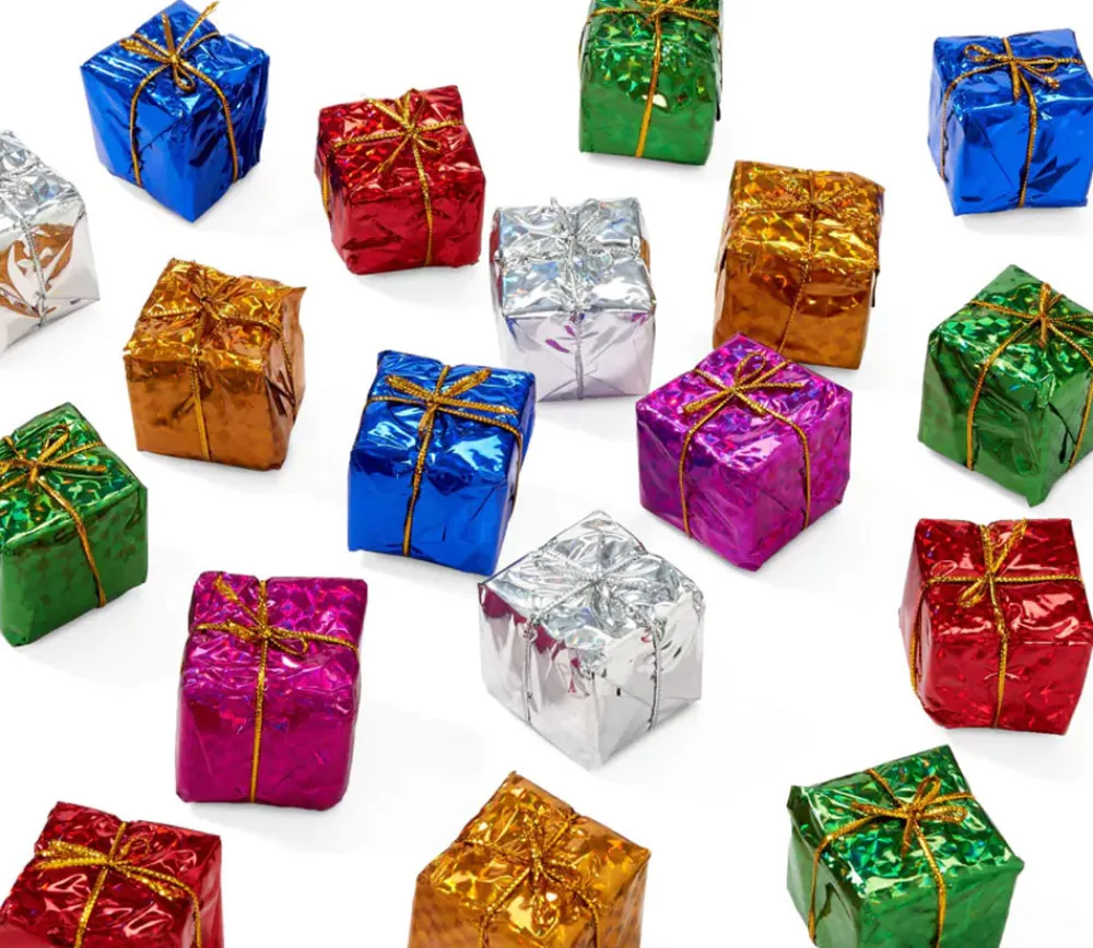 Tout Pour le Jeu 80 mini paquets cadeaux décorations sapin