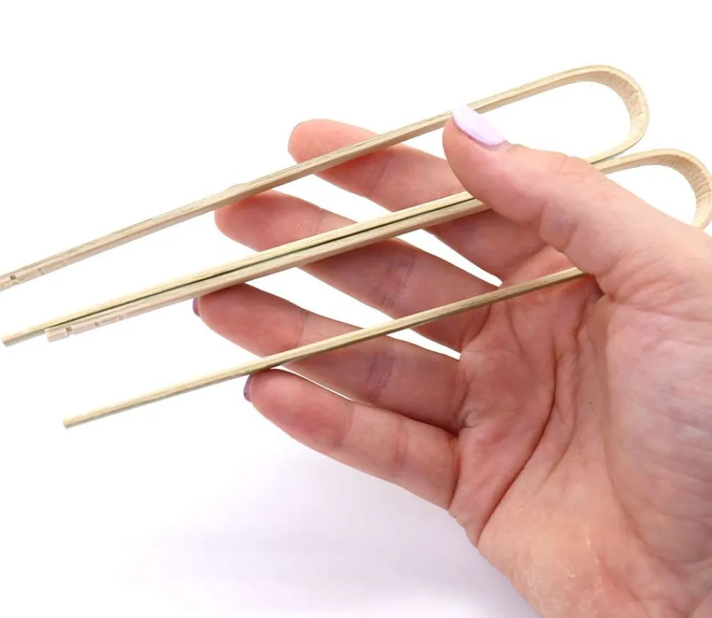 Tout Pour le Jeu 2 mini pinces bambou 16 cm