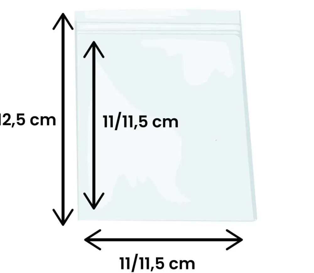 Tout Pour le Jeu 100 Mini sachets zips 115 x 115 mm