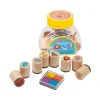 Tout Pour le Jeu 8 mini Tampons animaux de 2.2 cm + 4 encreurs