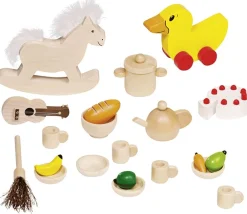 Tout Pour le Jeu 23 miniatures en bois accessoires maison