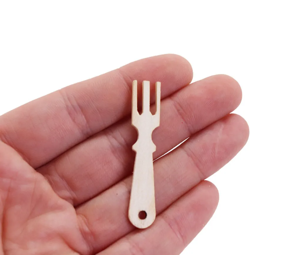 Tout Pour le Jeu 10 miniatures en bois ustensiles cuisine