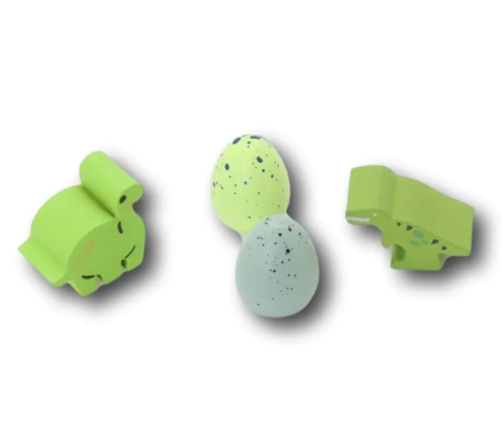 Tout Pour le Jeu 100 Oeufs bois mouchetés 1.5 x 1.2 cm