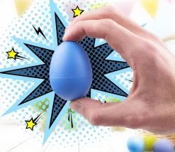 Tout Pour le Jeu 4 oeufs maracas colorés 5.7 cm
