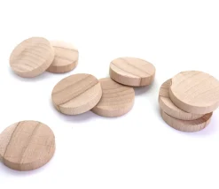 Tout Pour le Jeu 10 palets bois brut 5 cm