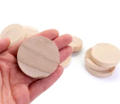 Tout Pour le Jeu 10 palets bois brut 5 cm