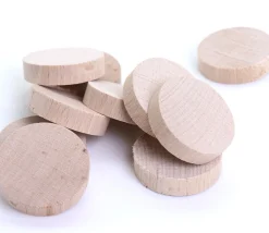 Tout Pour le Jeu 10 palets bois brut 4 cm