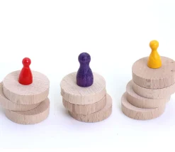 Tout Pour le Jeu 10 palets bois brut 4 cm