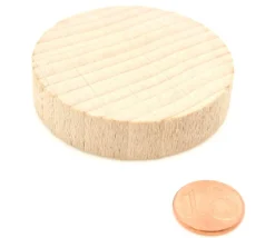 Tout Pour le Jeu 30 palets en bois brut billard hollandais standard 5 cm