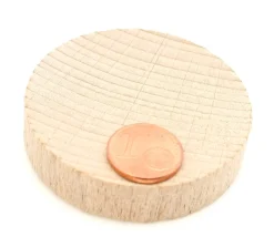 Tout Pour le Jeu 10 Palets en bois naturel 5 cm billard hollandais