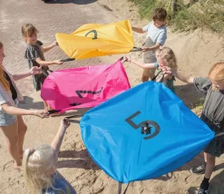 Enfant Tout Pour le Jeu 5 Parachutes coopératifs avec écureuils volants