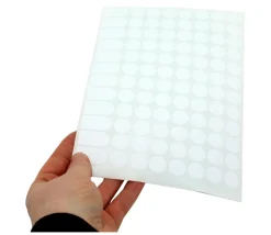 Tout Pour le Jeu 96 pastilles autocollantes blanches 15 mm