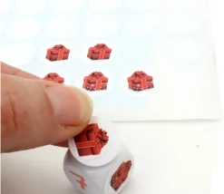 Tout Pour le Jeu 96 pastilles autocollantes blanches 15 mm