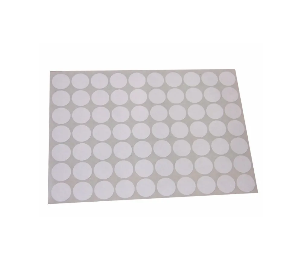 Tout Pour le Jeu 70 pastilles rondes 19 mm autocollantes blanches