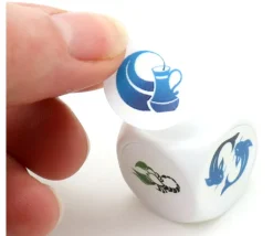Tout Pour le Jeu 70 pastilles rondes 19 mm autocollantes blanches