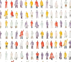 Tout Pour le Jeu 120 personnages miniatures colorés en plastique