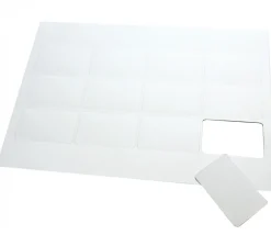 Tout Pour le Jeu 12 petites cartes à jouer blanches à imprimer 43 x 67 mm sur feuille A4 prédécoupées