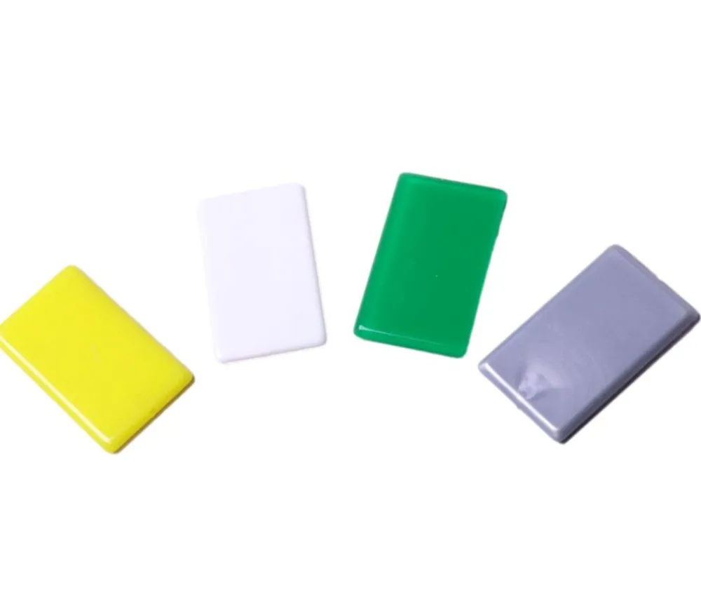 Tout Pour le Jeu 500 Petits jetons rectangles 2.7 x 1.6 cm en plastique coloré
