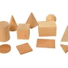 Tout Pour le Jeu 11 pièces en bois formes géométriques diverses : solides et bases