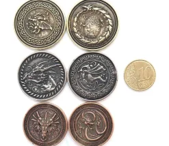 Tout Pour le Jeu 20 Pièces en métal Forged dragon