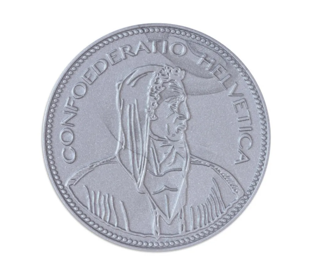 Tout Pour le Jeu 70 Pièces Franc Suisse en plastique monnaie pour jeu