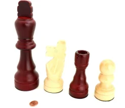 Tout Pour le Jeu 32 Pièces géantes échec en bois 17 cm