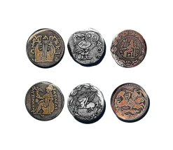 Tout Pour le Jeu 20 Pièces grecques métal Greek