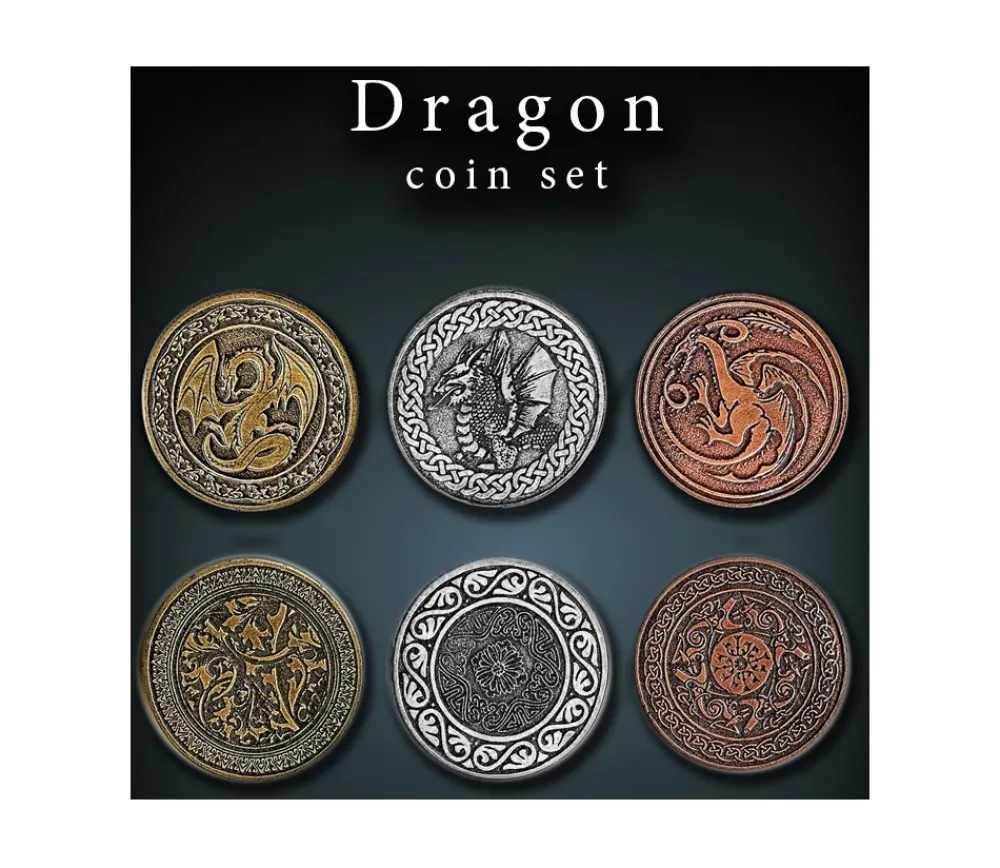 Tout Pour le Jeu 20 Pièces métal Dragon Legendary