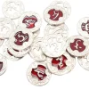 Tout Pour le Jeu 22 Pièces métal et émail rouge RPG Spell Tokens