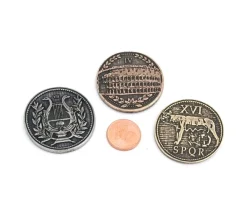 Tout Pour le Jeu 20 Pièces romaines métal Roman Legendary