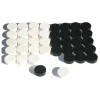 Tout Pour le Jeu 40 Pions bois pour jeu de dames 21 mm noir et blanc