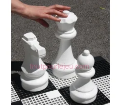 Tout Pour le Jeu 32 pions échecs géants jardin 30 cm de haut