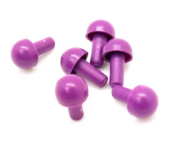 Tout Pour le Jeu 6 pions forme champignon à encastrer 15 x 9.5 mm lot par couleur