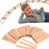 Tout Pour le Jeu 99 plaquettes en bois naturel 18 cm grands batonnets construction jeux