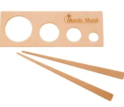 Tout Pour le Jeu 8 pochoirs traçages formes géométriques en bois