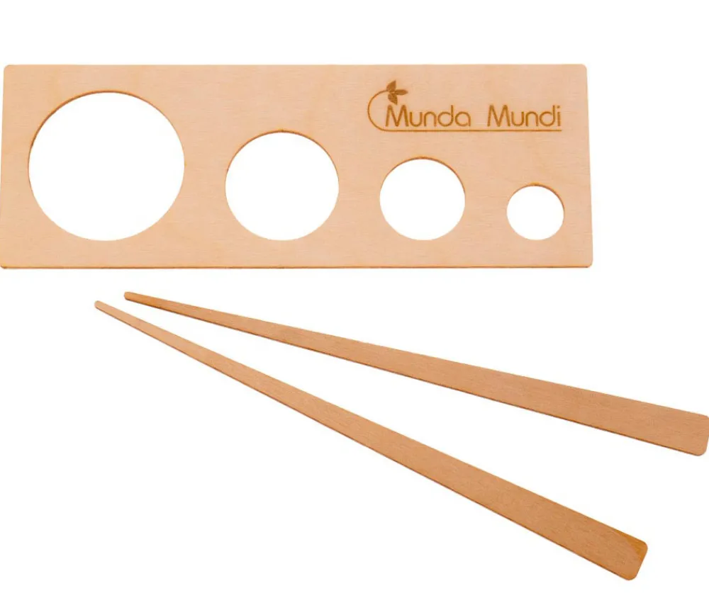 Tout Pour le Jeu 8 pochoirs traçages formes géométriques en bois
