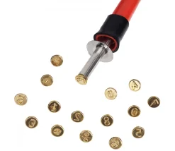 Tout Pour le Jeu 16 Pointes pyrograveur chiffres et signes maths tampons