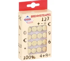 Tout Pour le Jeu 16 Pointes pyrograveur chiffres et signes maths tampons