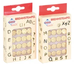 Tout Pour le Jeu 32 Pointes tampons pyrograveur lettres A à Z et ponctuation